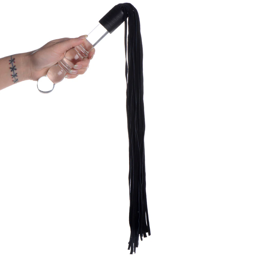 Lingam Glass Dildo Flogger - Image 2