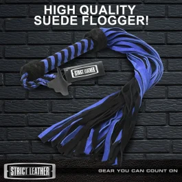 The Black and Blue Suede Flogger1